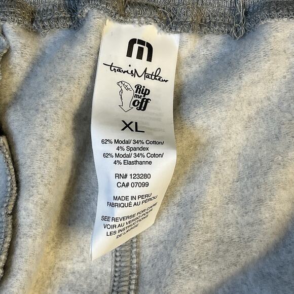 Travis Mathew Cloud Pant 2.0 Joggers Men’s XL Sweatpant Grey Heather NEW $119.95 - Picture 4 of 7